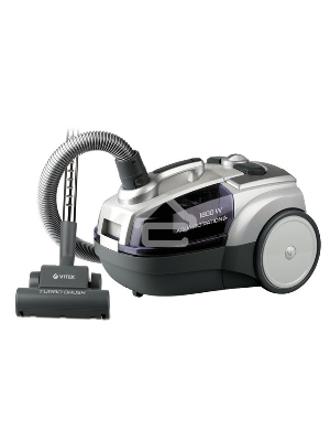 Пылесос Vitek VT-1833-01-PR жемчужный, 400/1800 Вт, уборка сухая, пылесборник контейнер, аквафильтр 3.5 л