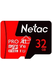 Флеш карта MicroSD card Netac P500 Extreme Pro 32GB, retail version w/o SD adapter