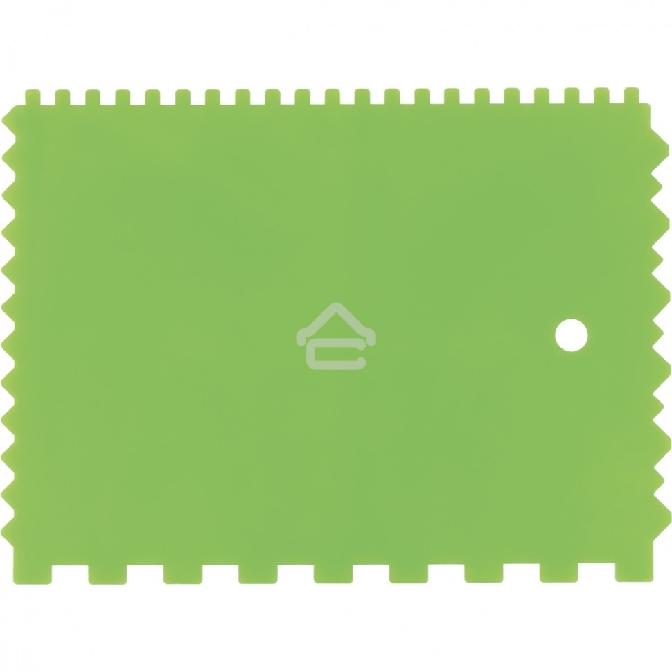 Шпатель для клея Сибртех, пластмассовый, 130х170 мм, зубчатый