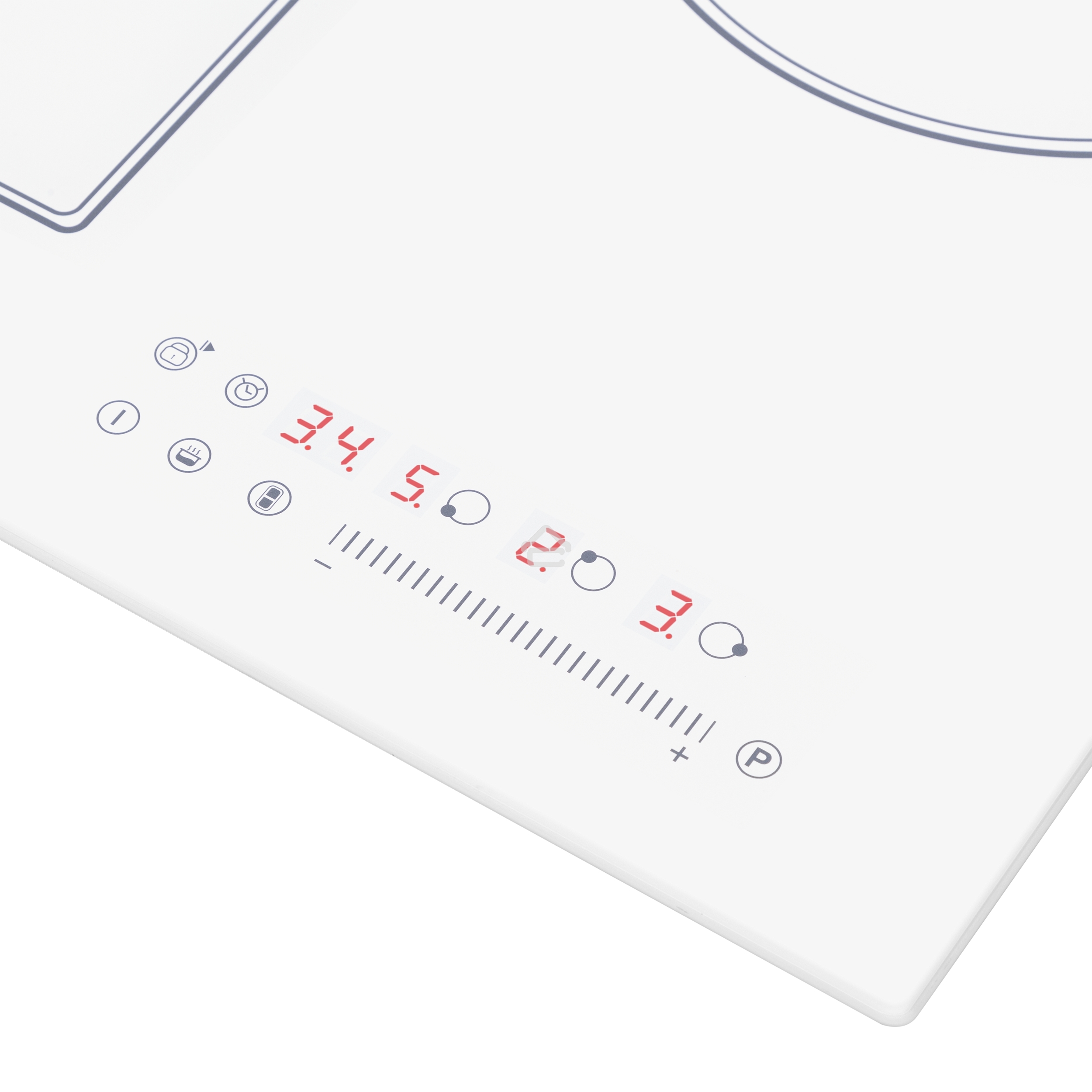 Индукционная варочная панель Maunfeld CVI453SBWH Inverter, конфорок: 3 шт., стеклокерамика, независимая, белый