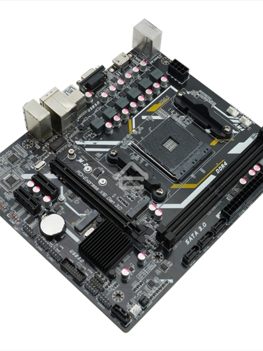 Материнская плата AFOX A520D4-MA5-V2, AM4, AMD A520, 2xDDR4, 4xSATA, 1xM.2, 1xPCIe 3.0 x16, 2xPCIe x1, 1xMini PCIe, 1xHDMI, 1xVGA, 1x 1Gb LAN, 2xUSB-A 2.0, 4xUSB-A 3.0, 3x3.5 мм, 5.1, mATX
