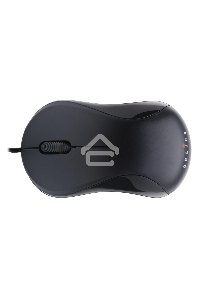 Мышь проводная Oklick 115S черный, 1200 dpi, USB, кнопки - 3
