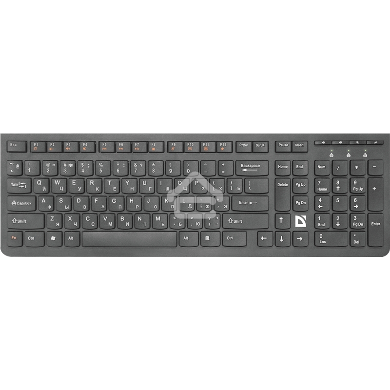 Клавиатура беспроводная Defender ULTRAMATE SM-535 RU USB, радиоканал, черный