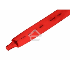 Термоусаживаемая трубка Rexant 18,0/9,0 мм, красная, упаковка 50 шт. по 1 м