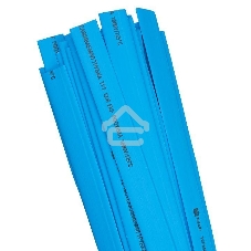 Термоусаживаемая трубка ТУТ 8/4 синяя EKF PROxima tut-8-g-1m EKF
