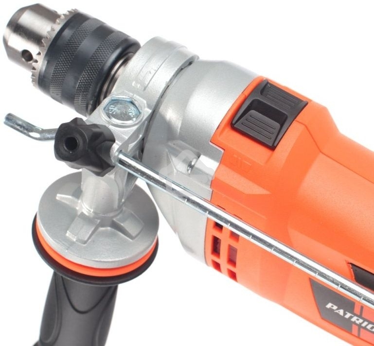 Дрель ударная PATRIOT FD 850hс ударом, мощность 850Вт, макс.диаметр 13мм, глубиномер + доп. ручка