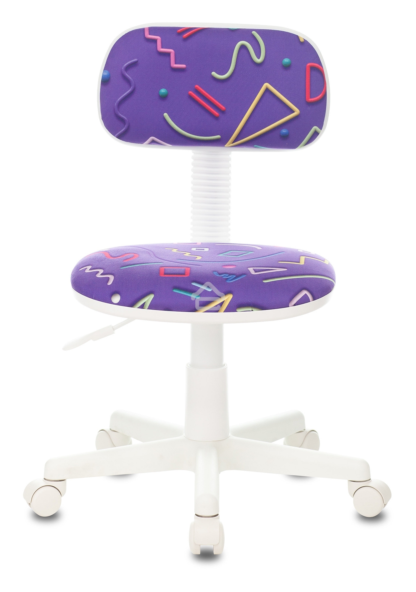 Кресло детское Бюрократ CH-W201NX Sticks 08 фиолетовый, крестовина пластик