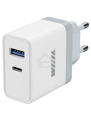 Сетевое зарядное устройство Wiiix UNN-4-2-01-QC 2.4A+3A PD+QC белый