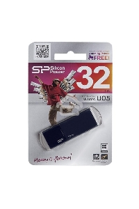 Флеш диск 32GB Silicon Power Ultima U05, USB 2.0, Синий