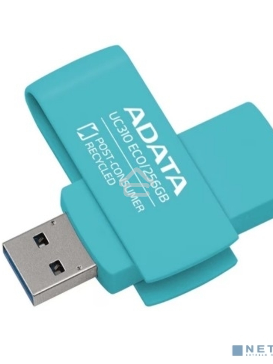 Флеш диск ADATA UC310E 256Gb USB 3.2 Gen1 зеленый UC310E-256G-RGN