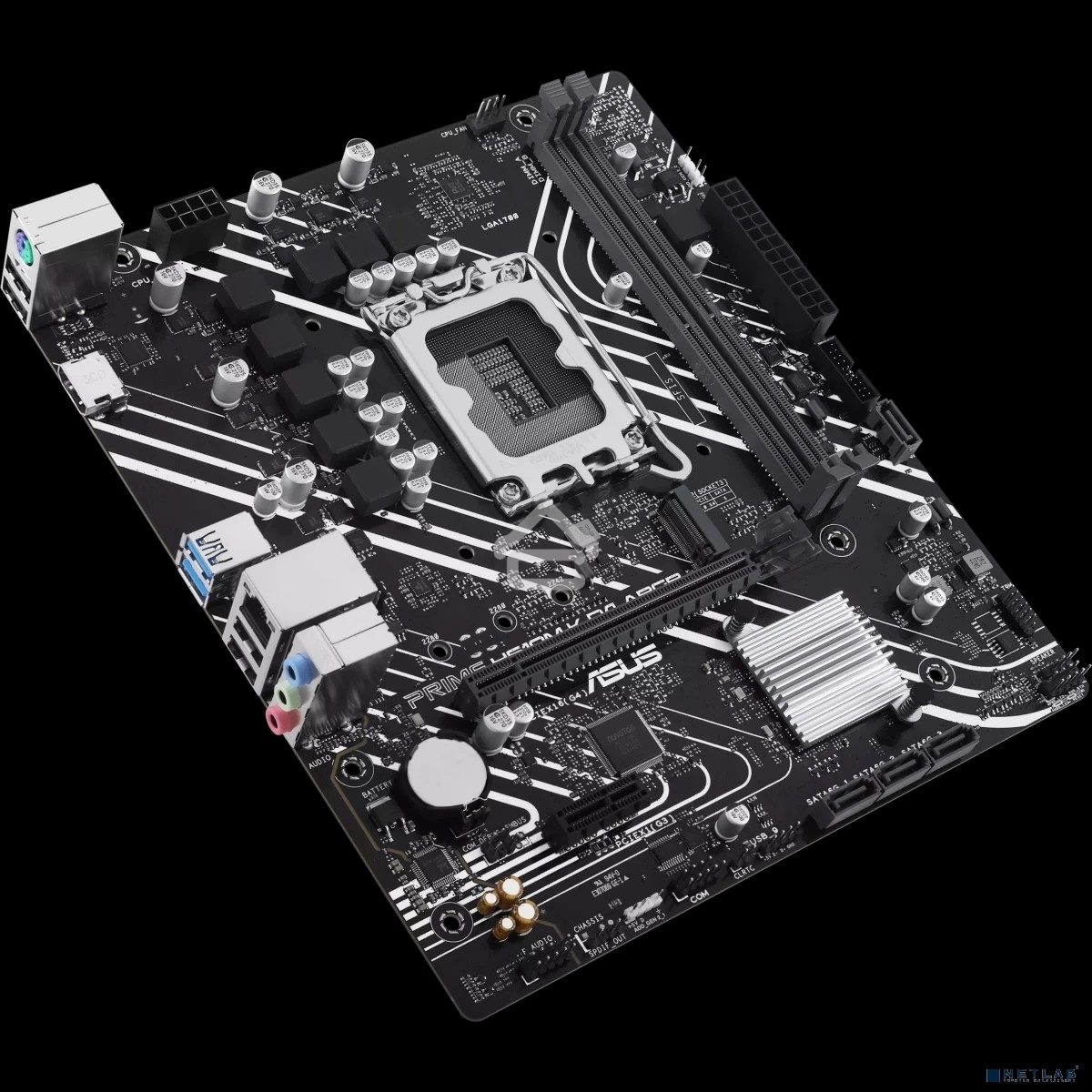 Материнская плата ASUS PRIME H610M-K D4 ARGB, LGA 1700, Intel H610, 2xDDR4, 4xSATA, 1xM.2, 1xPCIe 4.0 x16, 1xHDMI, 1x1Gb LAN, 2xUSB 5Gbps, 4xUSB 2.0, 7.1, mATX
