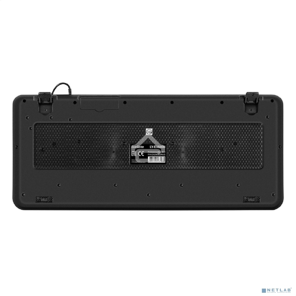 Клавиатура проводная ExeGate Professional Standard LY-E5500M, USB, черный