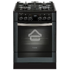 Плита комбинированная Gefest ПГЭ 6502-03 0244 черный, конфорок 4 газовых, духовка 55 л, 60 см x 85 см x 60 см
