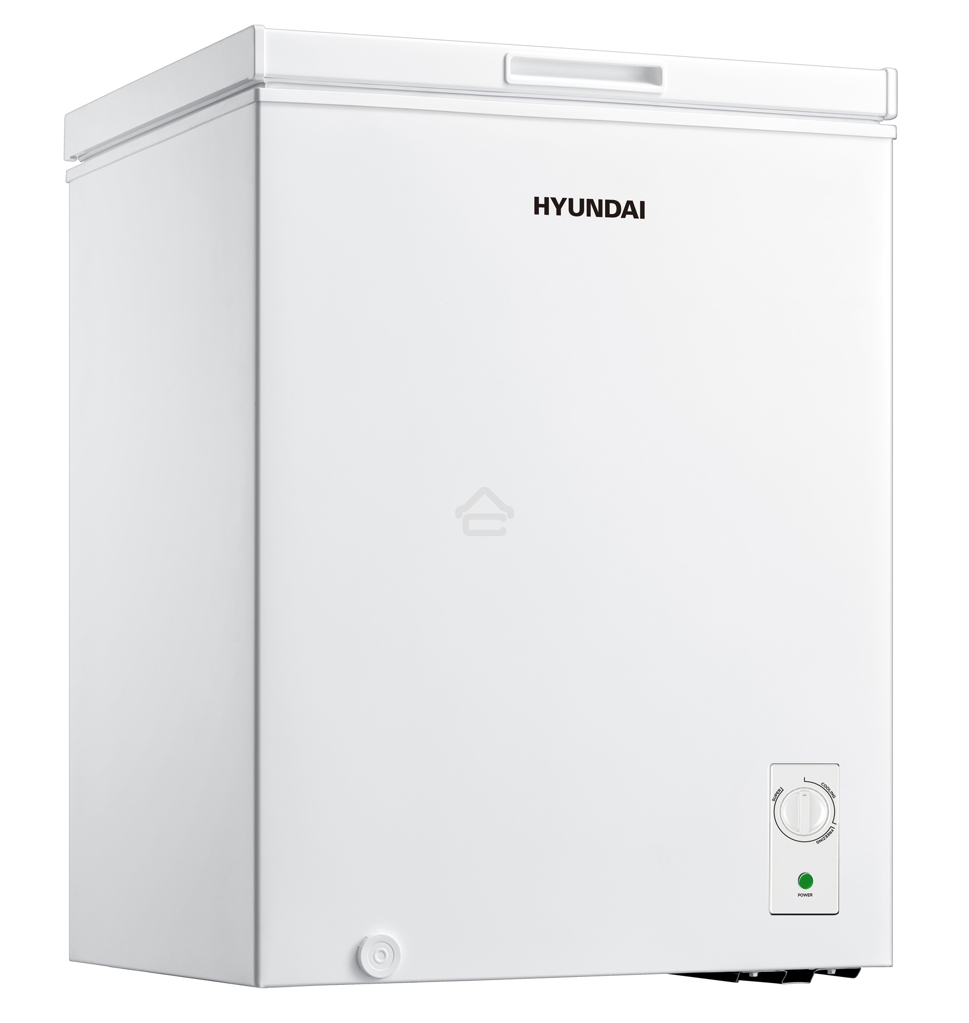 Морозильный ларь Hyundai CH1505, белый, 142л