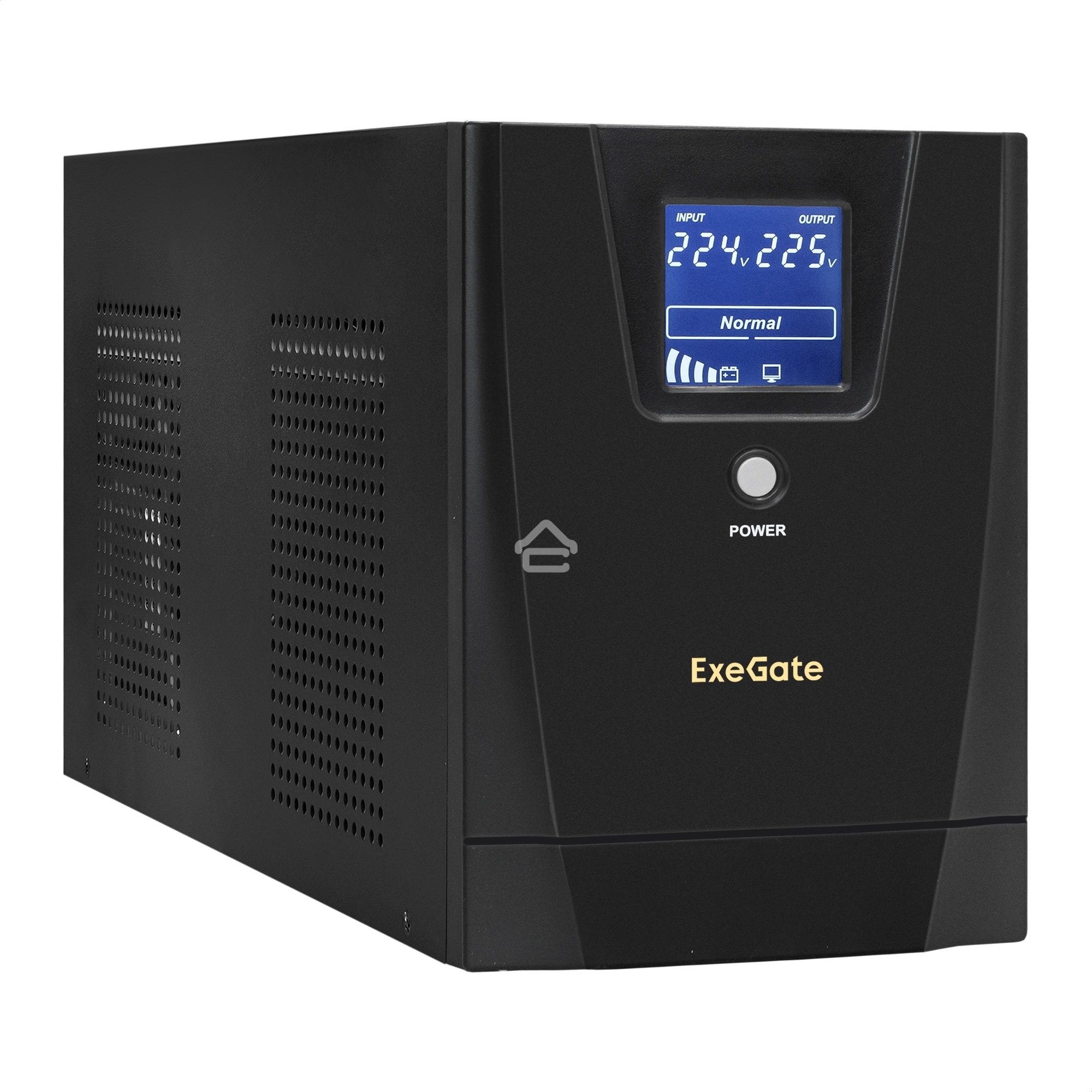 Источник бесперебойного питания ExeGate EX292637RUS SpecialPro Smart LLB-3000.LCD.AVR.2SH.4C13.RJ.USB <3000VA/1800W, LCD, AVR,2*Schuko+4*C13,RJ45/11,USB, металлический корпус, Black>