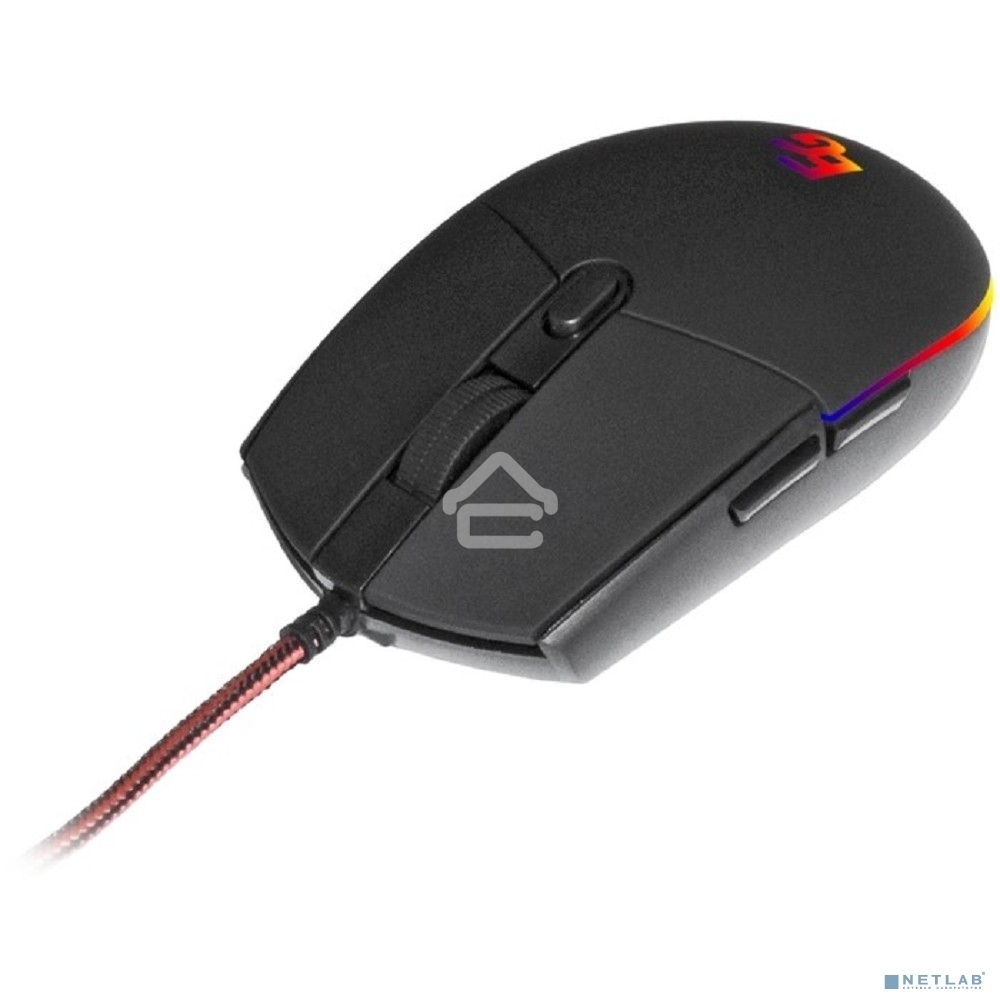 Мышь проводная ExeGate SL-9066 черный, 2400 dpi, USB, кнопки - 6