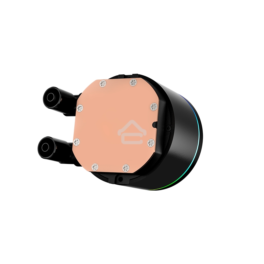 Система охлаждения PCCooler DA360 Pro ARGb Digital BK (300W, 360мм, LED temp., Black, ARGb/Fans: 3x120мм, 75.8CFM, 33.7dBA, 2200RPM/Pump height 57мм, 28dBA, 3000RPM, Rad thickness 27мм/S: 1851, 1700, 1200, 20XX, 115X, AM5, AM4)