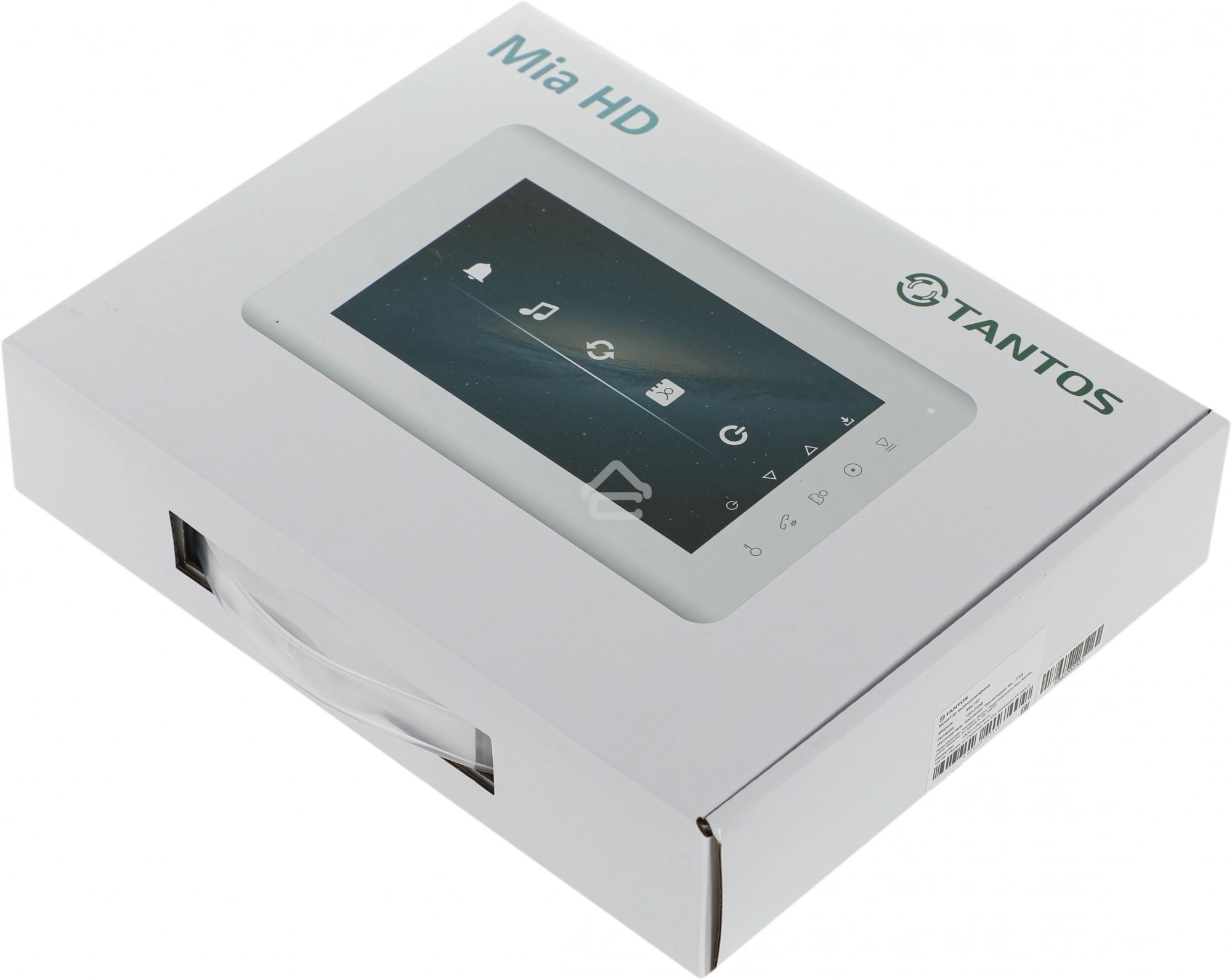 Видеодомофон Tantos Mia HD, белый, 00-00162133