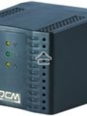 Стабилизатор напряжения Powercom TCA-1200 600Вт 1200ВА черный