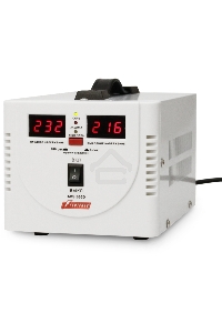 Стабилизатор напряжения Powerman AVS 500D White (220В±8% 500ВА,5А,КПД 98%, циф. индикация вх./вых.)