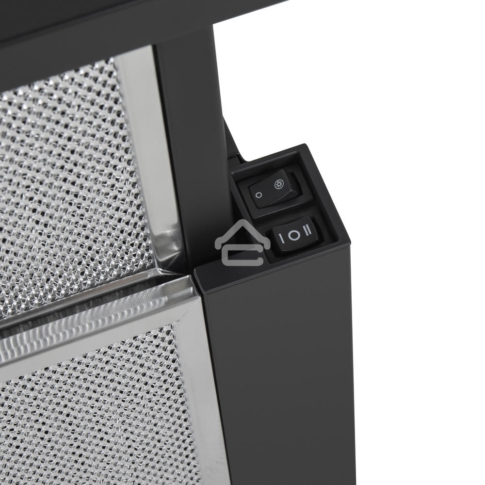 Вытяжка встраиваемая Maunfeld VS Fast 60 черный, 60 см, 850 куб. м/ч, 47 дБ