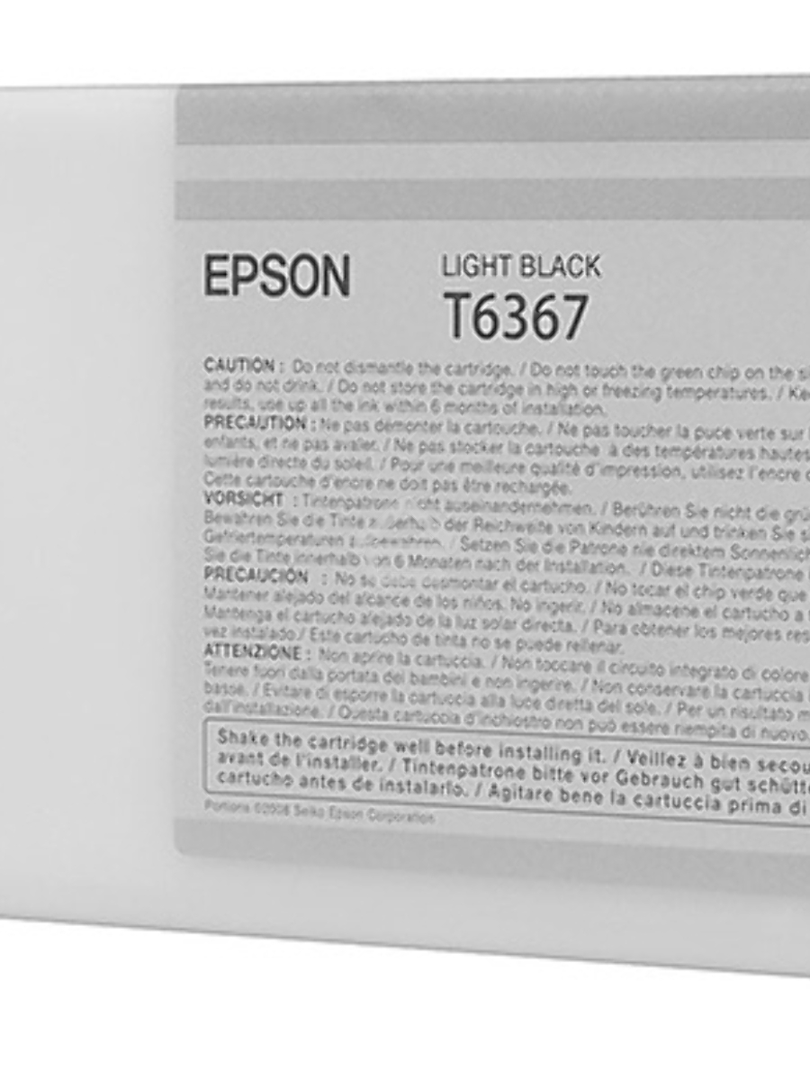Картридж струйный EPSON C13T636700 серрый (700 мл) для Stylus Pro 7700, 7890, 7900, 9700, 9890, 9900, WT7900