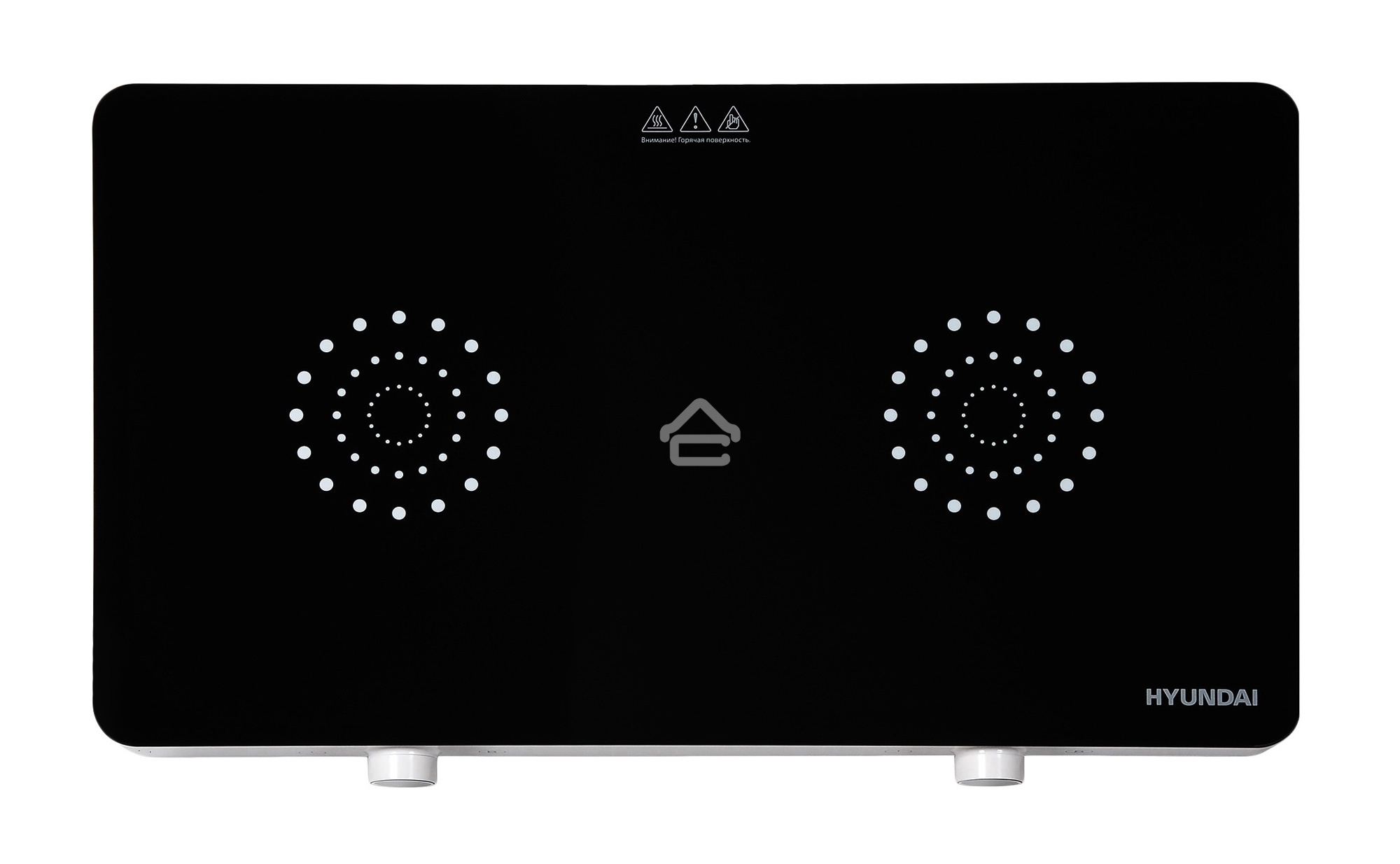 Плита настольная электрическая Hyundai HYC-0108 белый стеклокерамика (настольная)