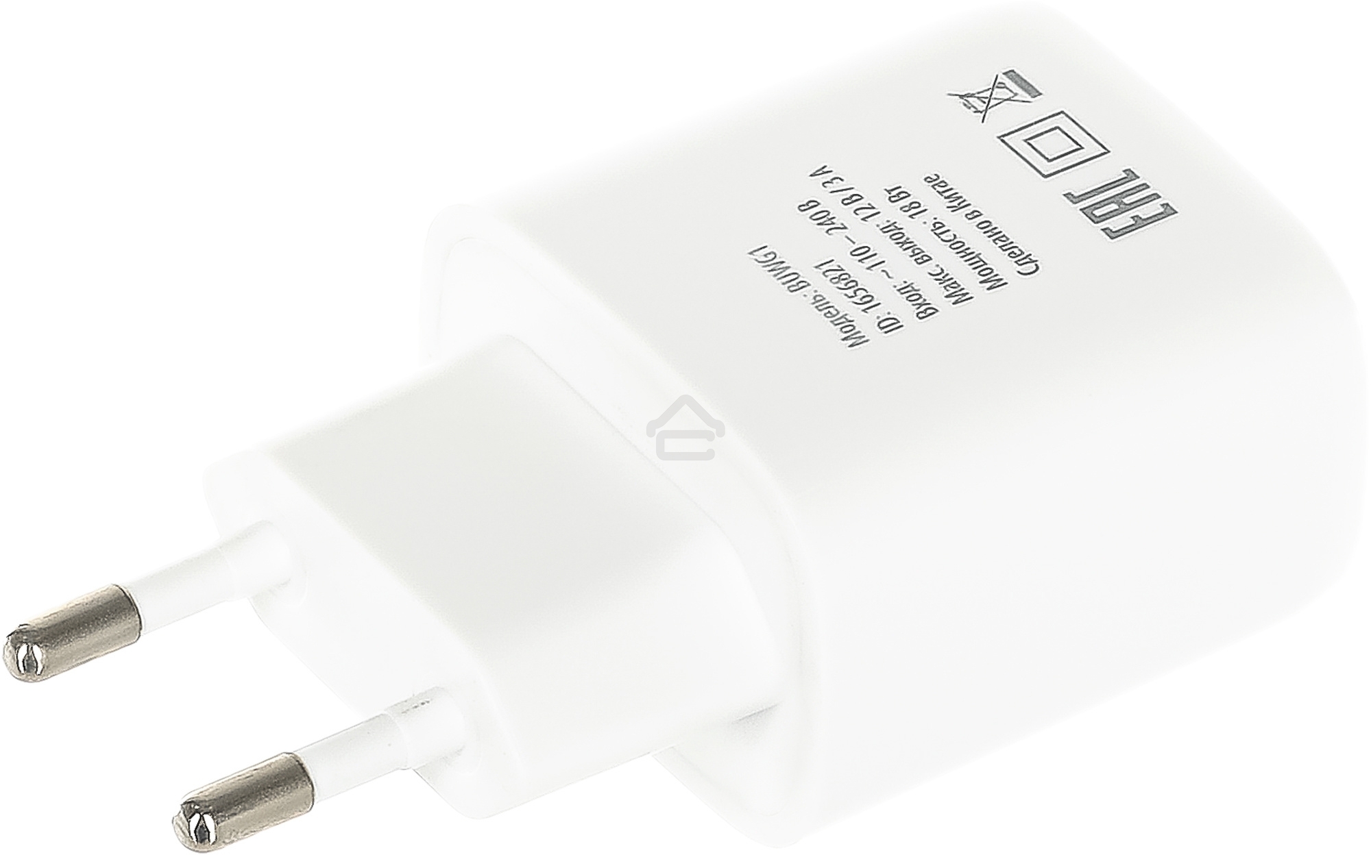 Сетевое зарядное устройство Buro BUWG1 3A QC белый
