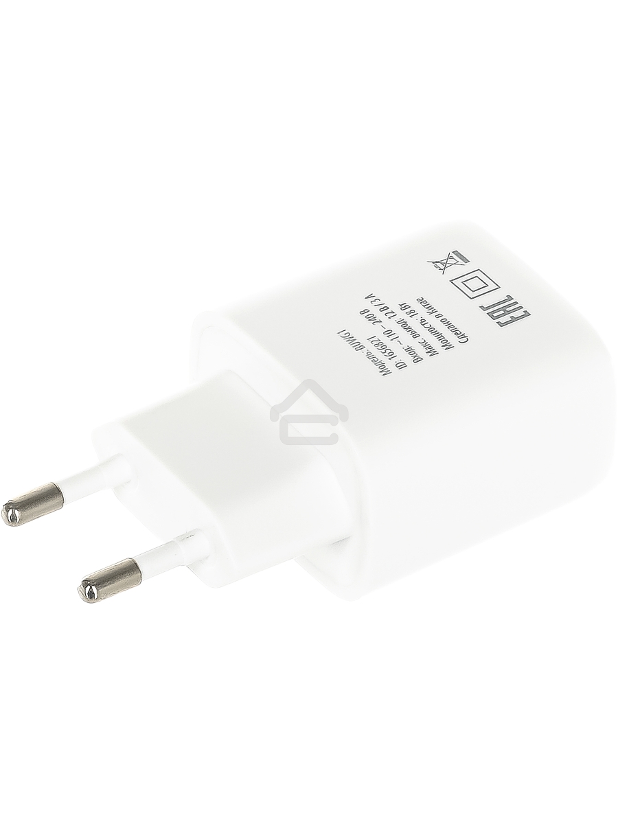 Сетевое зарядное устройство Buro BUWG1 3A QC белый