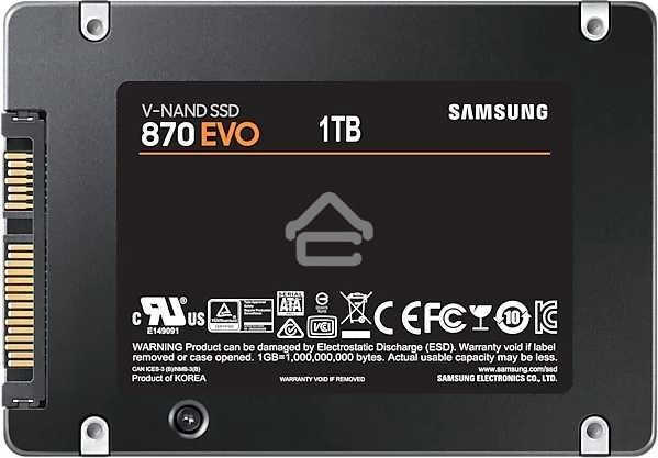 Накопитель SSD Samsung 870 EVO, 1Tb, SATA III, 2.5