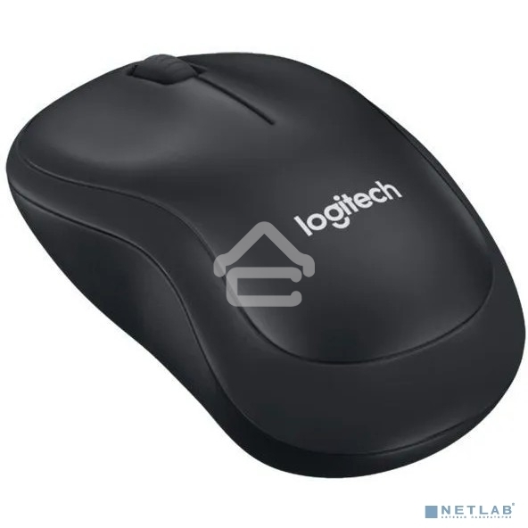 Мышь беспроводная Logitech B220 Silent черный, 1000 dpi, радиоканал, USB, кнопки - 3
