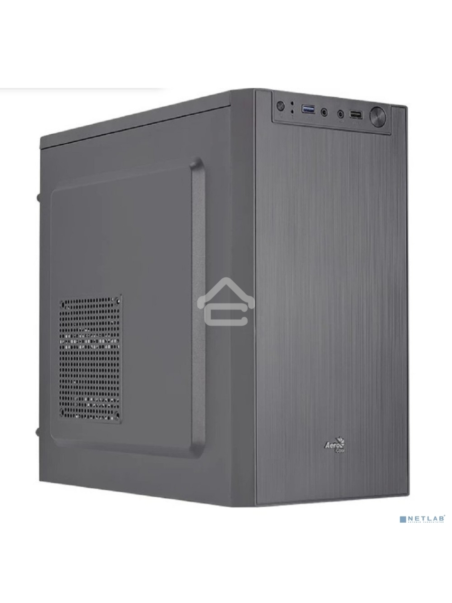 Компьютерный корпус Aerocool / Formula Cs-108-S-BK-v1 (mATX, без БП, USB3.0 x1, USB2.0 x1, 8cm black fan x1)
