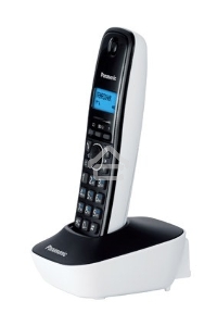 Телефон беспроводной (DECT) Panasonic KX-TG1611RUW (белый) {АОН, Caller ID,12 мелодий звонка,подсветка дисплея,поиск трубки}