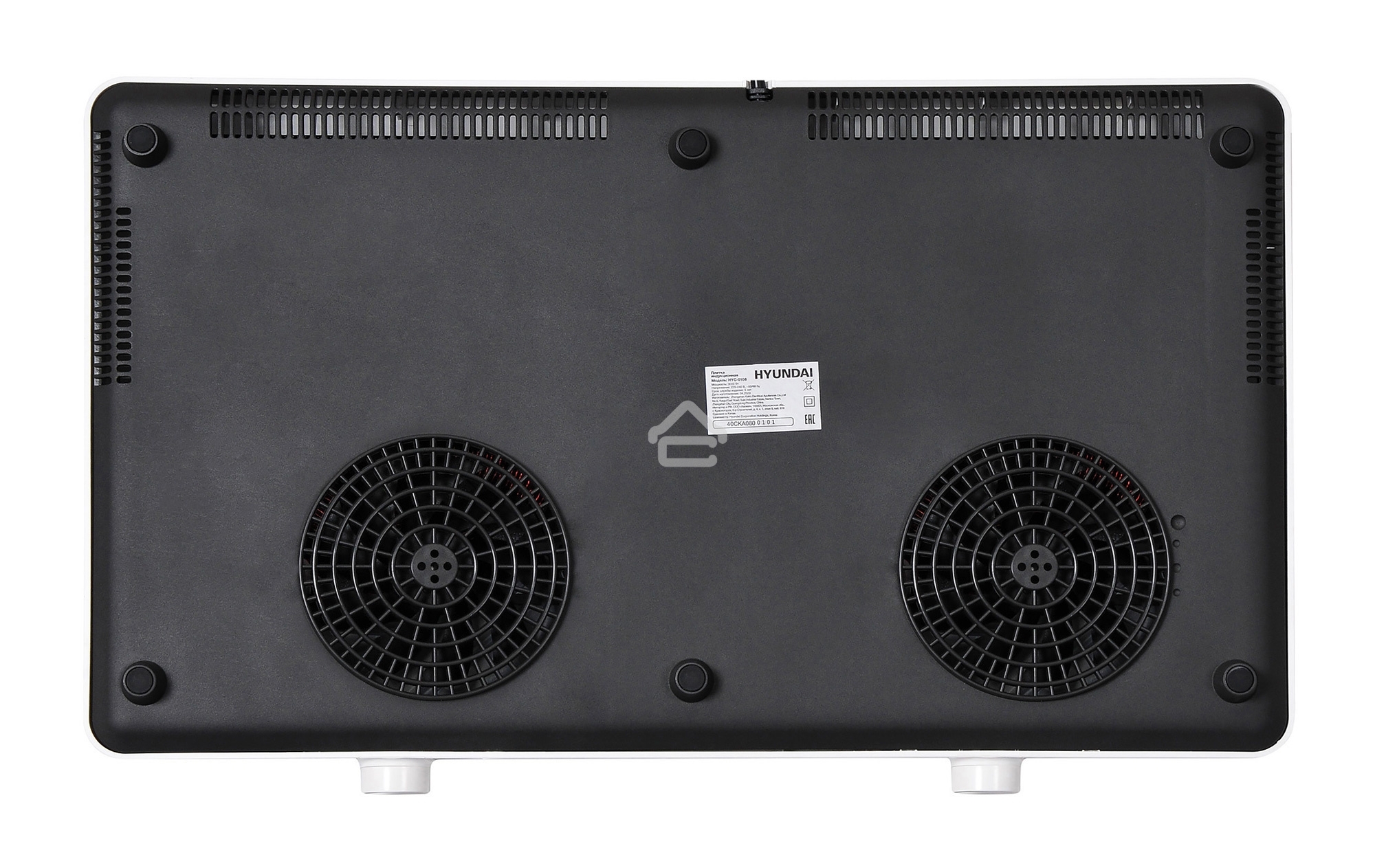 Плита настольная электрическая Hyundai HYC-0108 белый стеклокерамика (настольная)