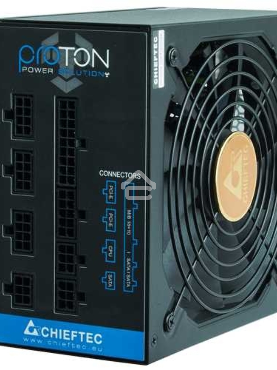 Блок питания Chieftec Proton BDF-650C, 650Вт, 80 PLUS Bronze, 140мм, модульный, черный