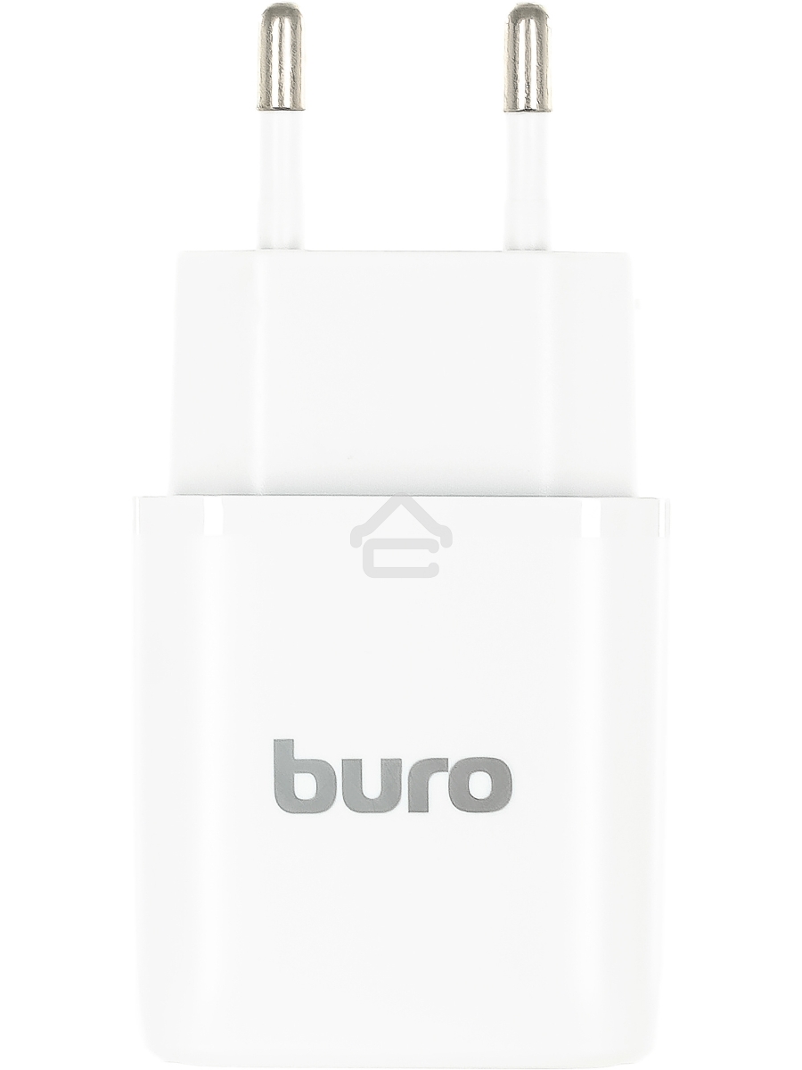 Сетевое зарядное устройство Buro BUWG1 3A QC белый