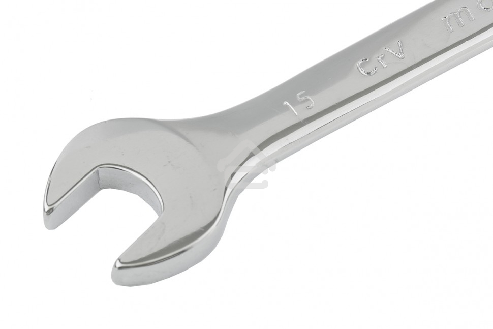 Ключ комбинированный Matrix, 15 мм, CrV, полированный хром