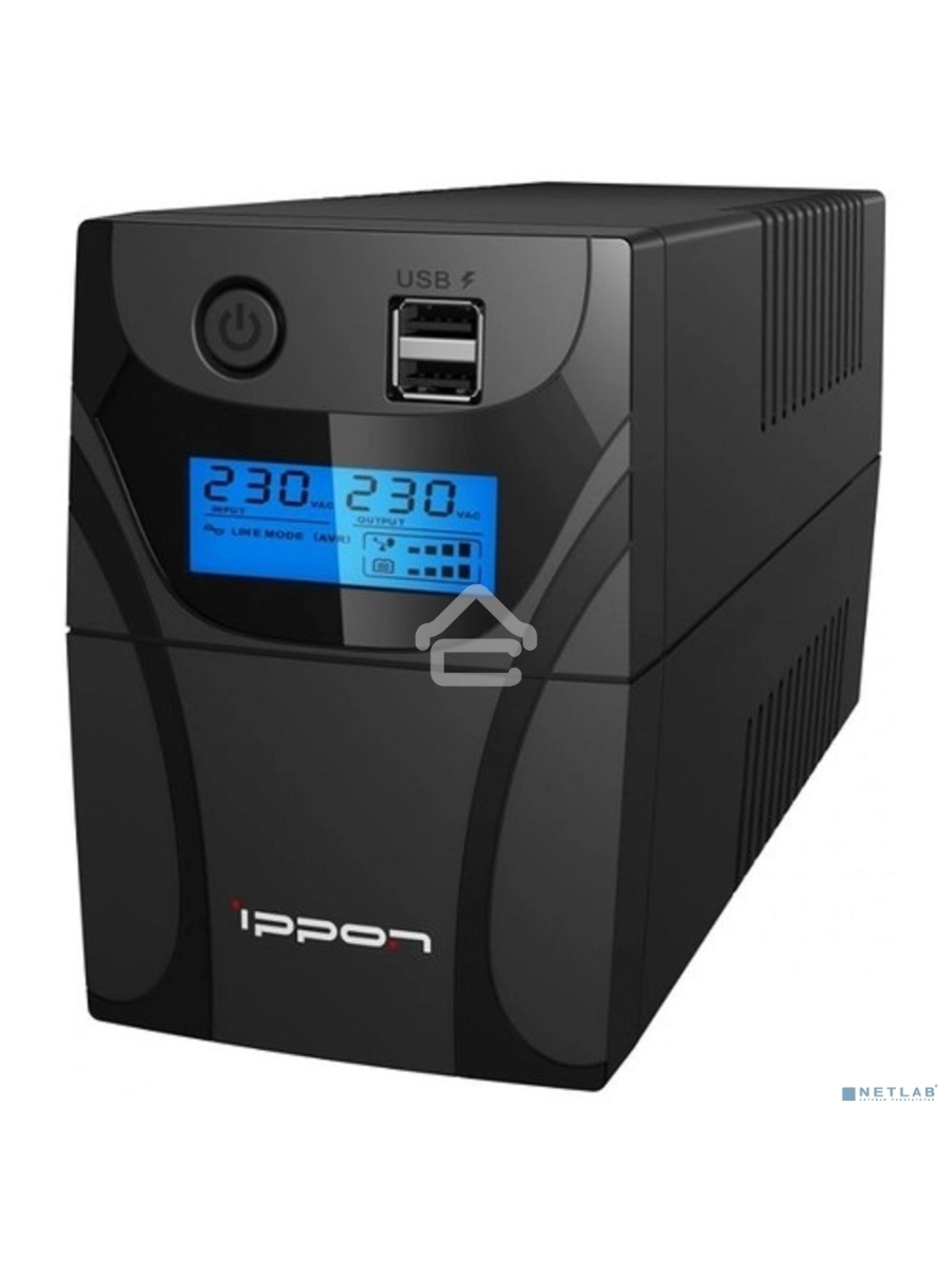 Источник бесперебойного питания Ippon Back Power Pro II Euro 850 480Вт 850ВА черный