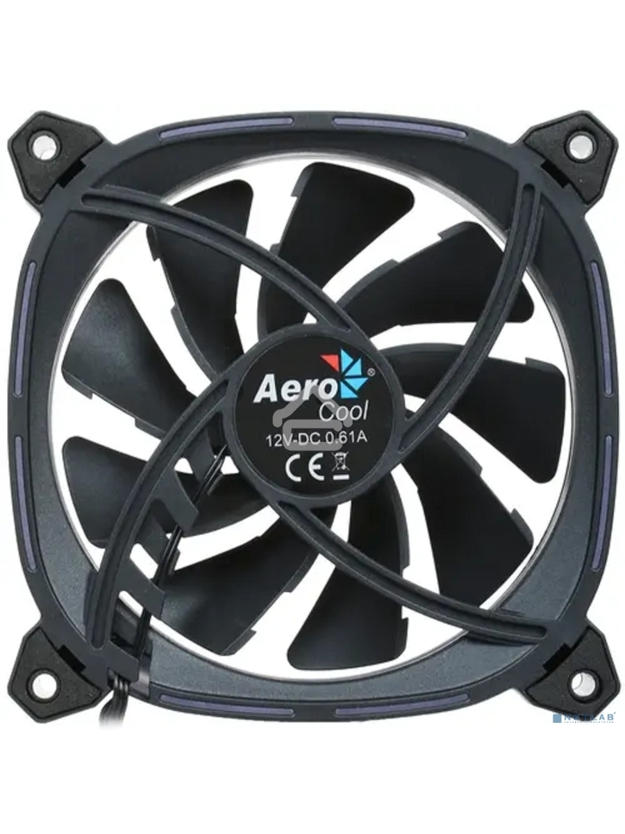 Вентилятор Aerocool / Formula Astro 12 ARGB черный, 120 мм, 1000 об/мин, 17.5 дБ, 6 pin