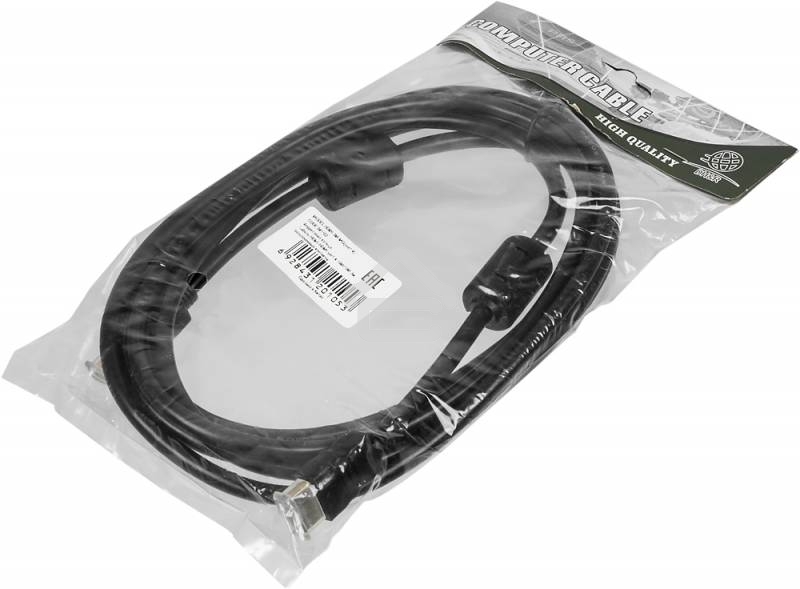 Кабель аудио-видео Ningbo HDMI (m)/HDMI (m) 3м. феррит.кольца Позолоченные контакты черный (HDMI-3M-MG(VER1.4))