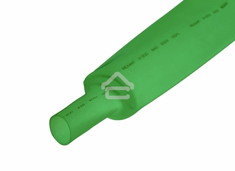 Трубка термоусадочная Rexant 30.0/15.0 1м зеленый
