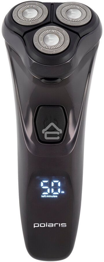 Электробритва роторная Polaris WaterFlex PMR 0415R реж.эл.:3 питан.:элек.сеть/аккум. черный