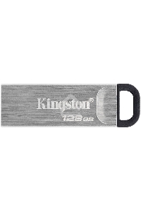 Флеш диск Kingston 128Gb DataTraveler KYSON <DTKN/128GB>, (USB 3.2, 200 МБ/с при чтении, 60 МБ/с при записи)