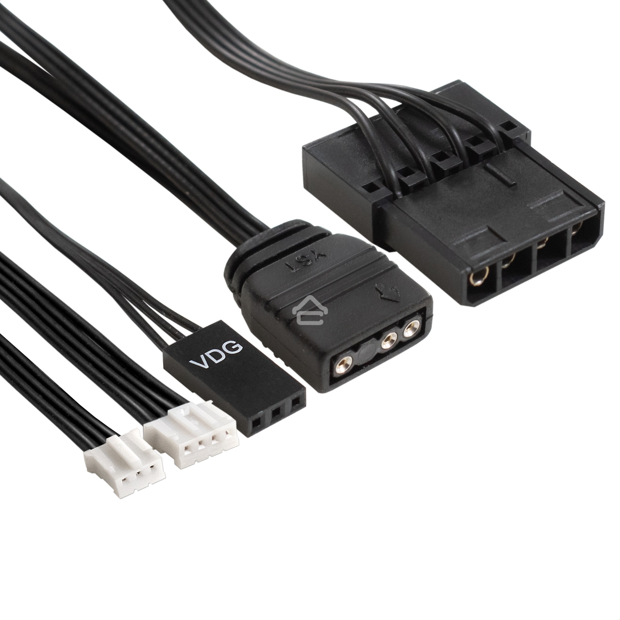 Контроллер-хаб с пультом управления ExeGate EXH6P.ARGb для вентиляторов с подсветкой ARGb 6pin