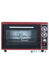 Мини-печь Kraft KF-MO 3804 RKR красный