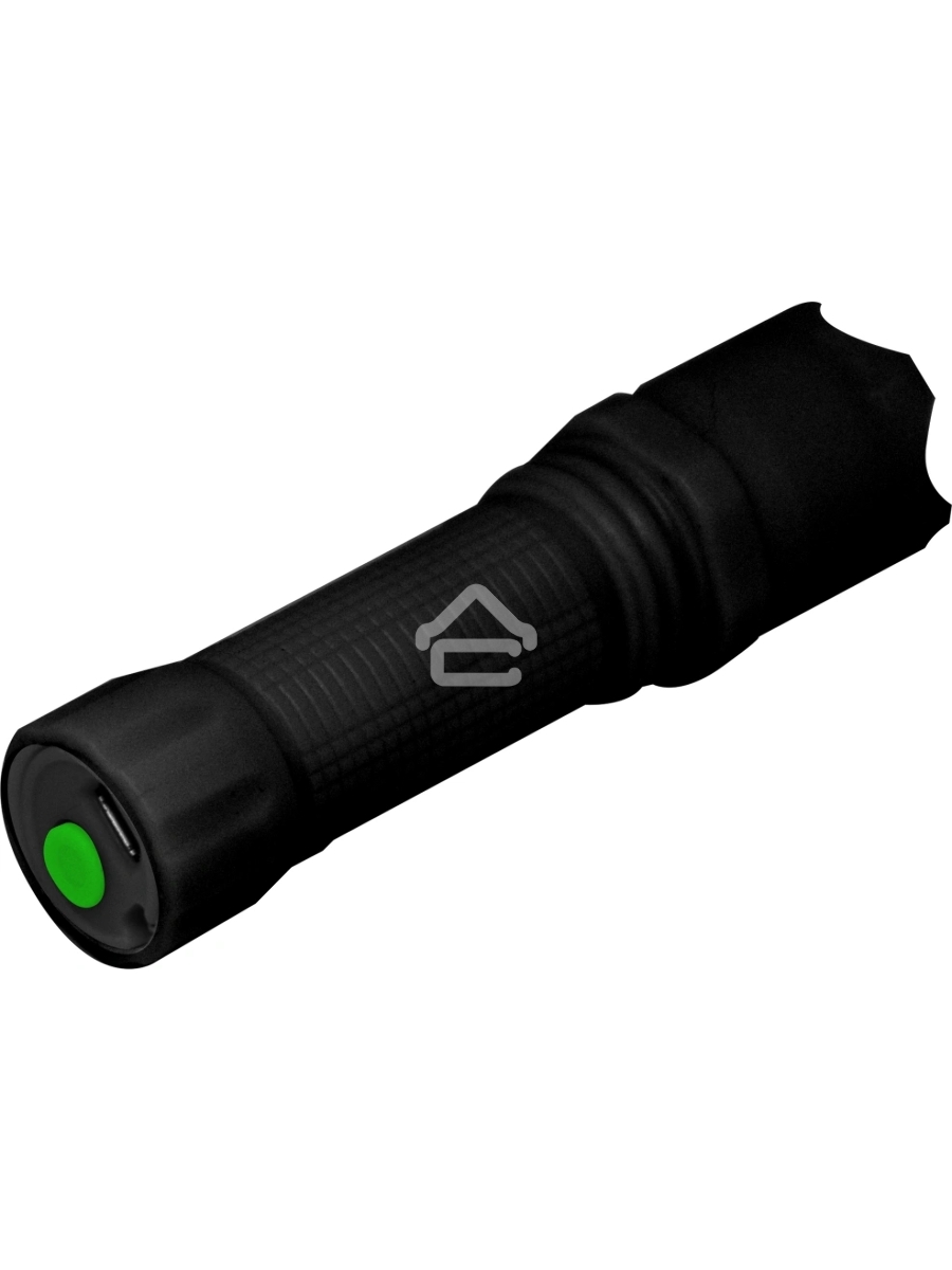 Фонарь ручной Gauss GFL207 черный 3Вт встроенный аккумулятор (GF207)