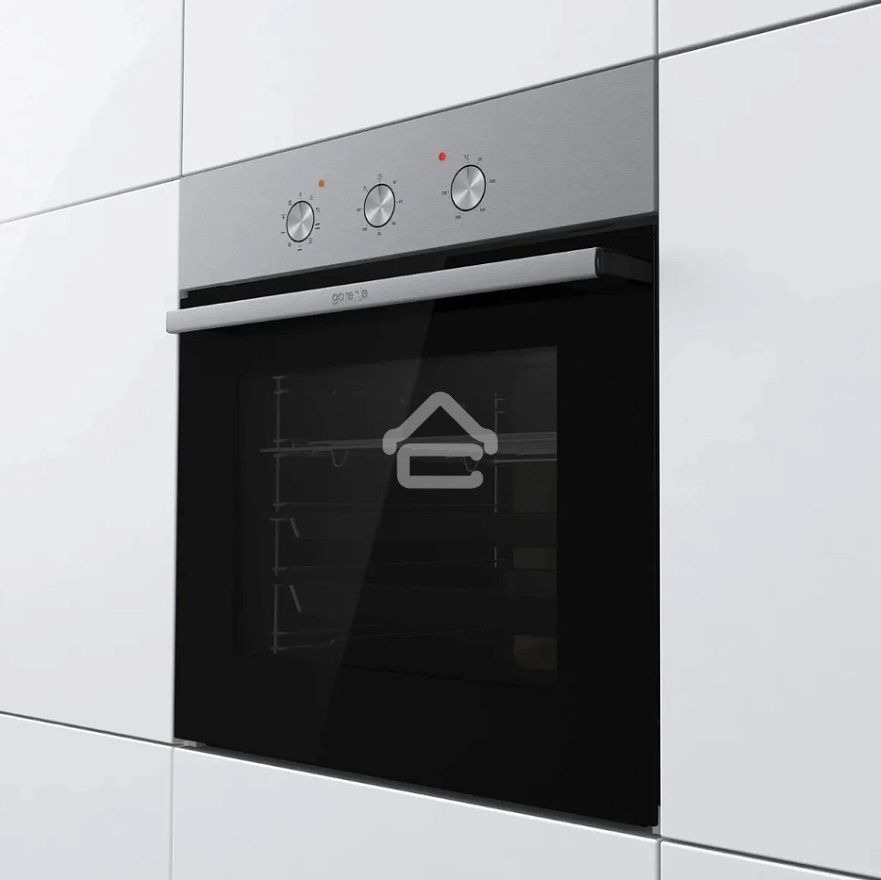 Встраиваемый духовой шкаф электрический Gorenje BO6727E03NX, черный/серебристый