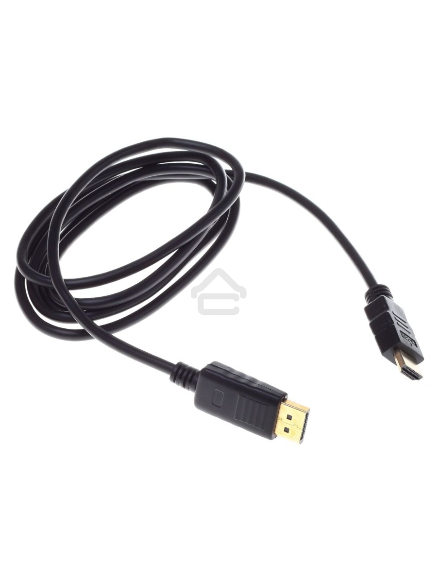 Кабель аудио-видео Buro HDMI (m)/DisplayPort (m) 1.8м. феррит.кольца Позолоченные контакты черный (BHP RET HDMI_DPP18)