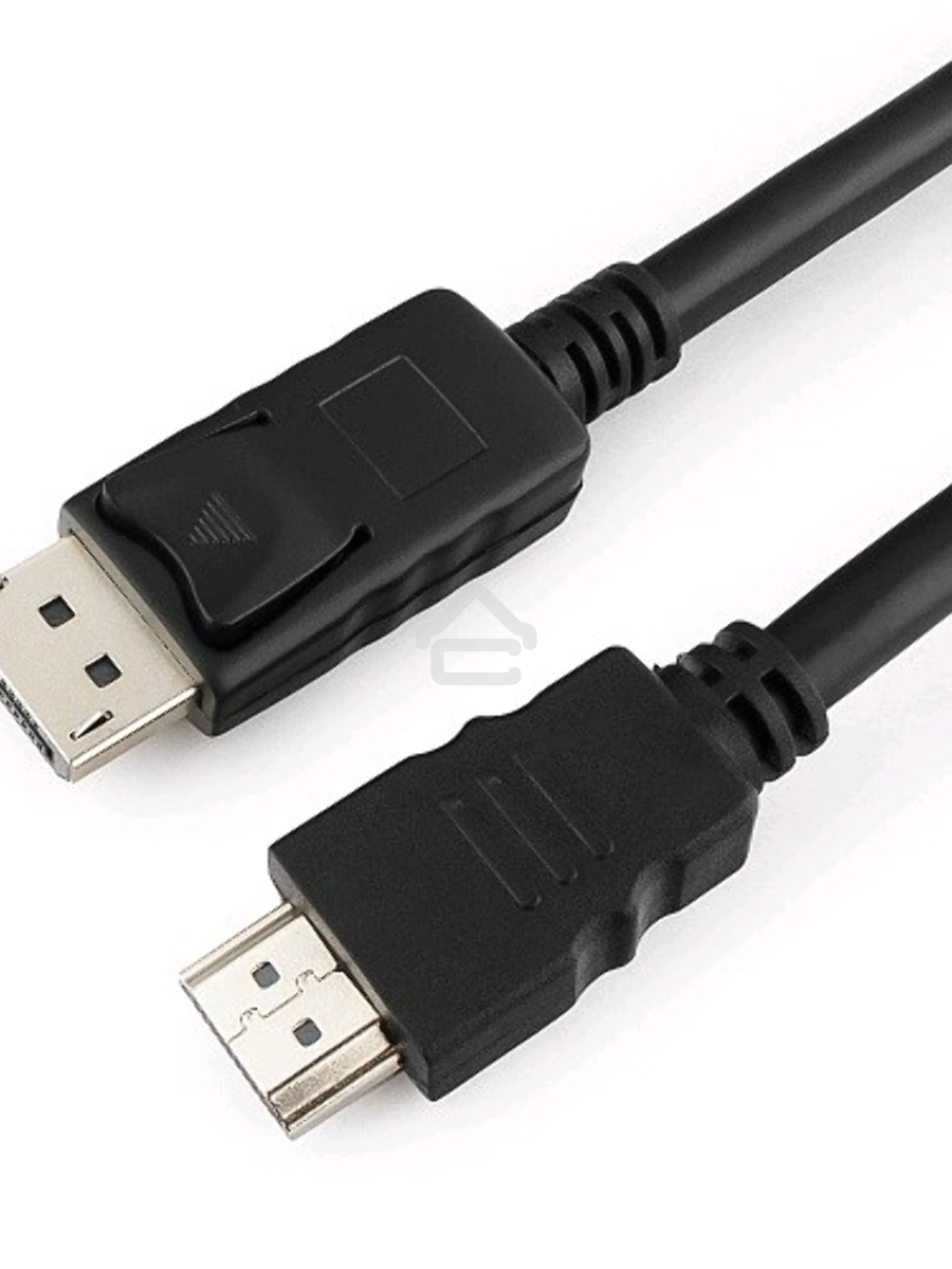 Кабель Cablexpert DisplayPort->HDMI, 7.5м, 20M/19M, черный, экран, пакет 