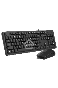 Клавиатура + мышь A4Tech KK-3330 клав:черный мышь:черный USB